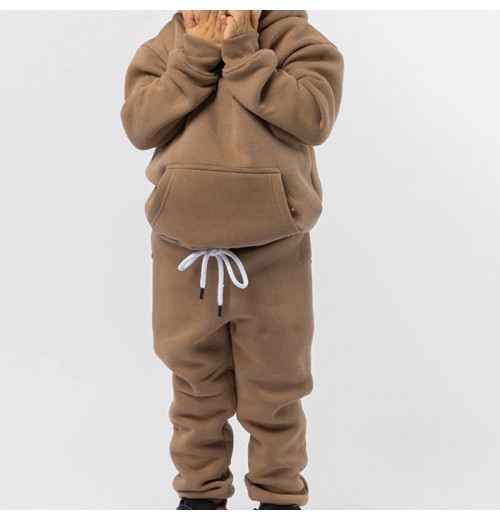 Hot Selling New Design Cotton Sweatpants And Hoodies Winter Baby Clothes Set Comfortable Custom Casual Wear Set Sweatsuits Kids