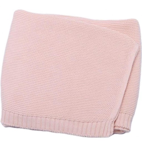 2023 Wholesale Price Super Soft 100% Cotton 80*100cm New Type Knitted Baby Blankets for Newborns