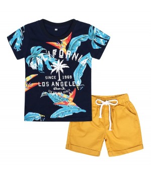 Summer Kids Clothing Child Clothes Baby Boys Two Pieces Outfits Babi Children T Shirts &shorts Sets Top And Pants Sets