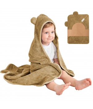 Hot Selling Luxury Bamboo baby Hooded Towel Organic Bamboo Cotton Blended baby Towel