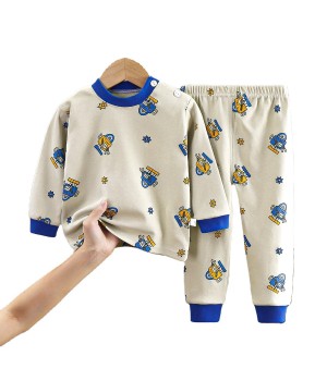 Children's Underwear Set Pure Cotton New Boys' Homewear baby Cotton Warm Pajamas