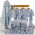 Newborn Baby Sleepwear Gift Set in 100% Cotton