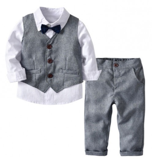 Organic Cotton Casual Kids' Clothing Set - Soft, High-Quality Designs for 3-5 Years Old Boys and Girls