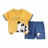 Winter Baby Boy's Casual Two-Piece Short Set - Cozy Sweatshirt and Shorts for Kids, Perfectly Sized as the Picture