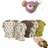 Baby Kids Summer 100% Cotton Yarn Clothing Set Toddler Boys Girls Cute Bear Banana Print Casual Pajamas